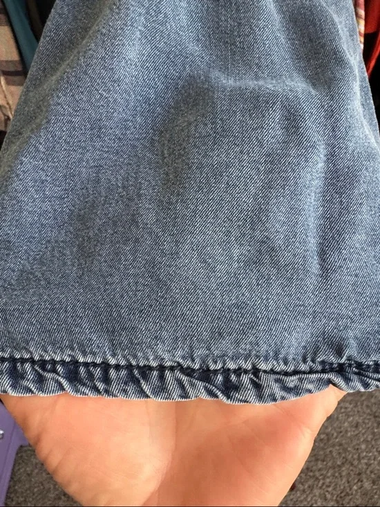 Pilcro Light Blue Denim Tunic with Embroidered Yoke - Picture 7 of 7